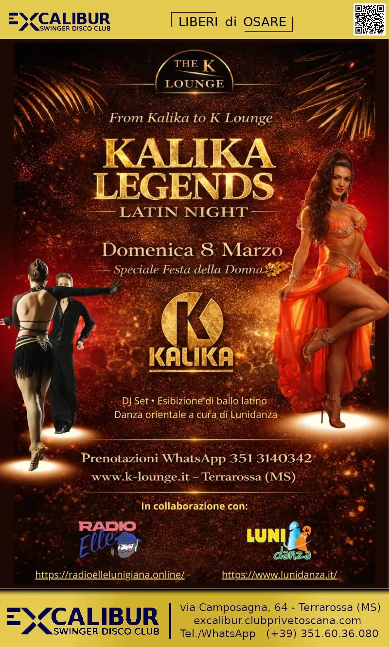 Swinger club prive evento KALIKA LEGENDS